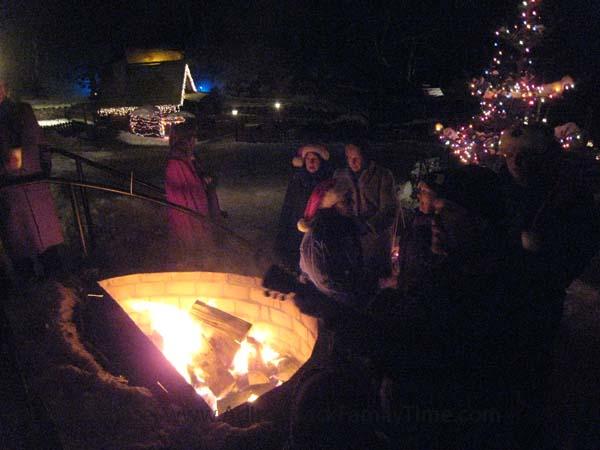 Santa Workshop Bonfire