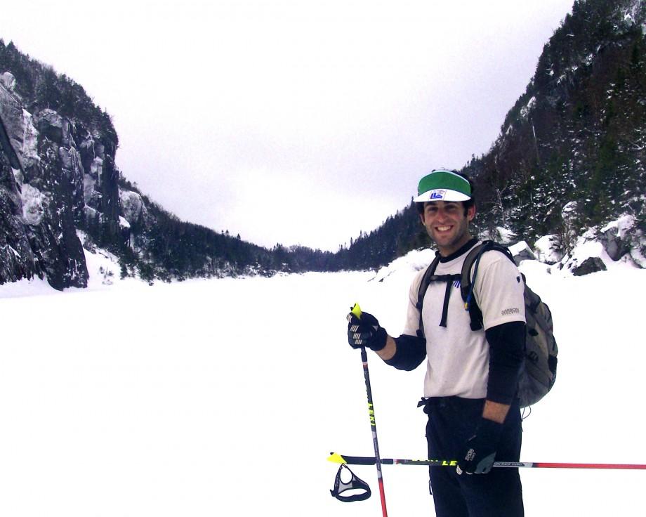 Happy to reach Avalanche Lake