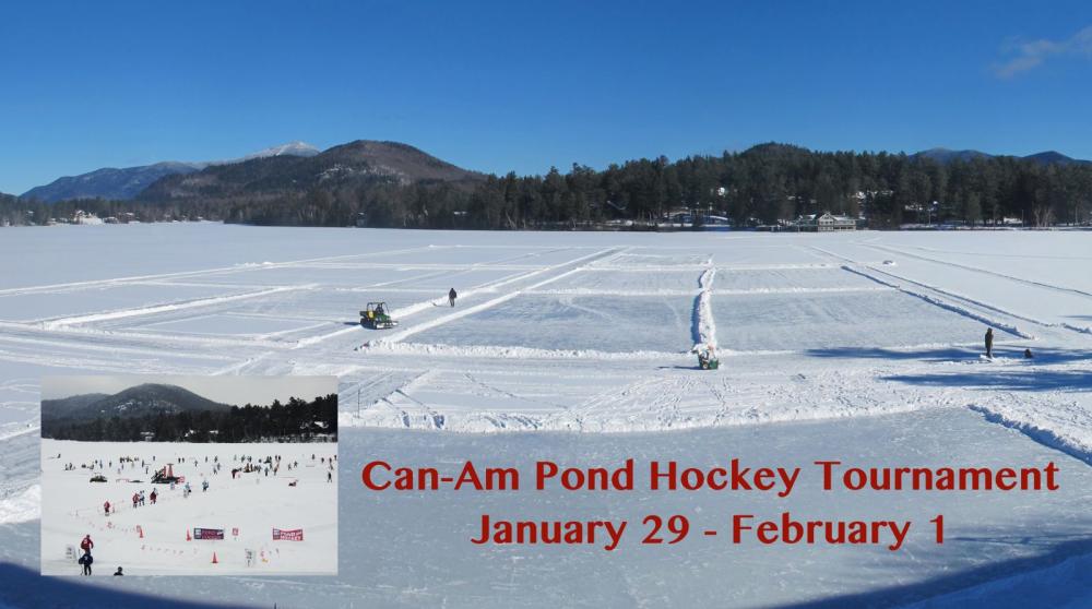 Pond hockey comes to Lake Placid in January