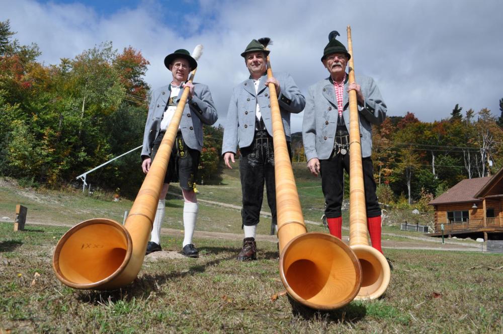 The awe inspiring alpenhorns at Oktoberfest