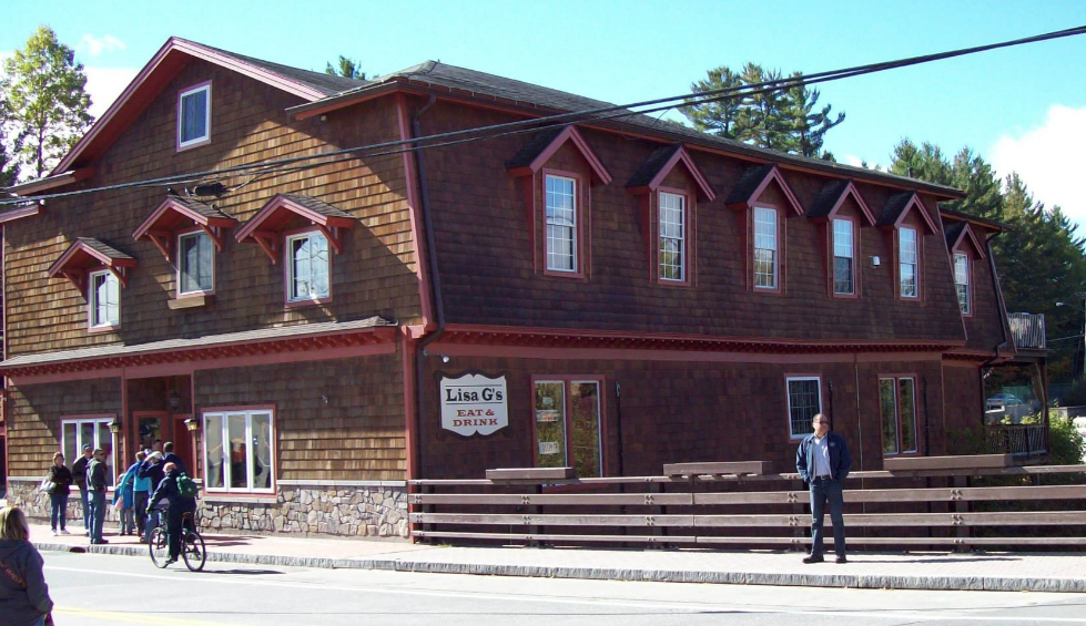 The current occupant of the original White's Opera House, Lisa G's Restaurant The current occupant of the original White's Opera House, Lisa G's Restaurant