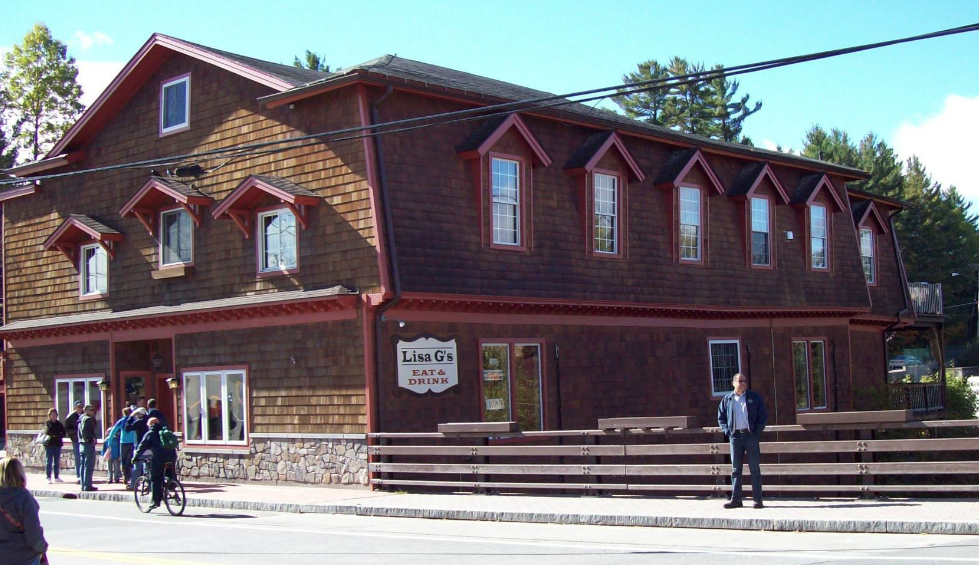 The current occupant of the original White's Opera House, Lisa G's Restaurant