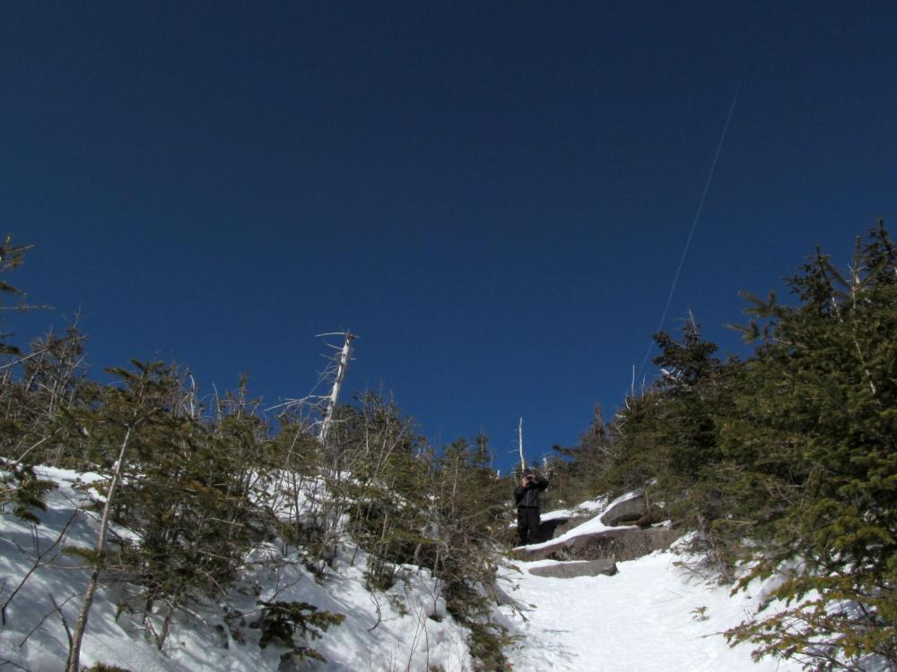Approaching the summit of Phelps Mountain. Approaching the summit of Phelps Mountain.