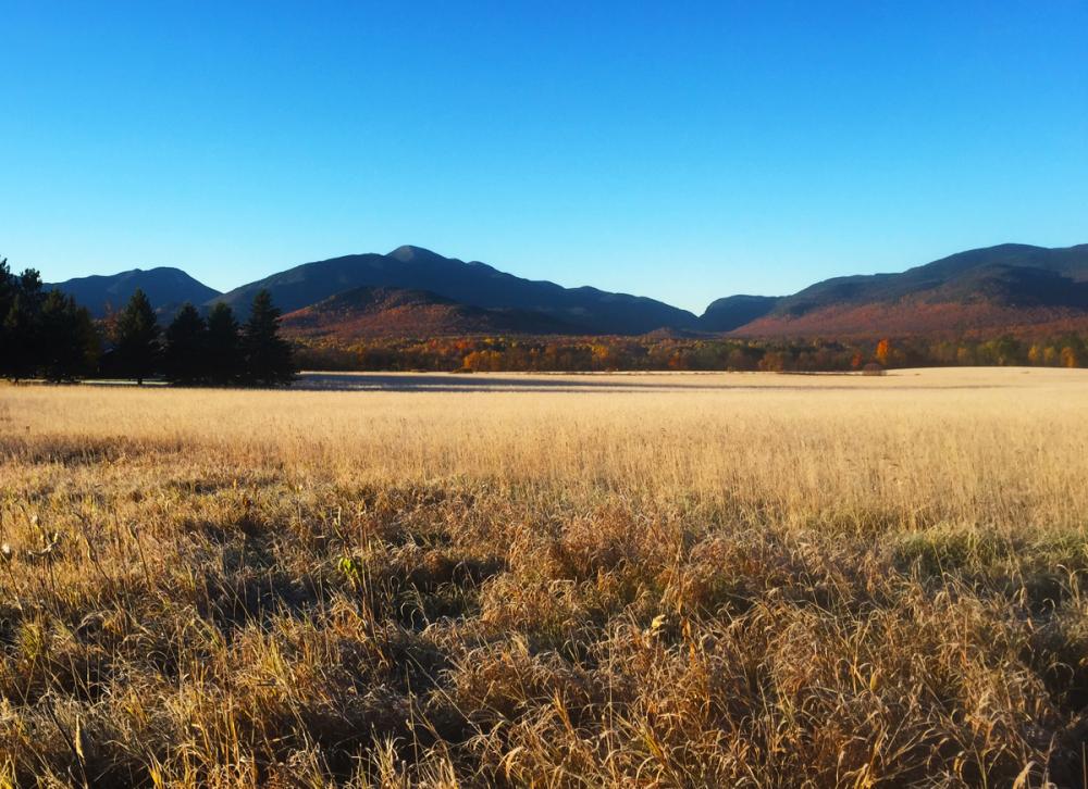 It looks small in the photo, but the sharp drop to the right of the biggest mountain is the 1,000-foot cliff in Indian Pass.