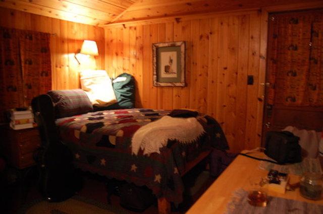 Warm up with a cozy winter cabin after a beautiful snowshoe hike on the cabin grounds.