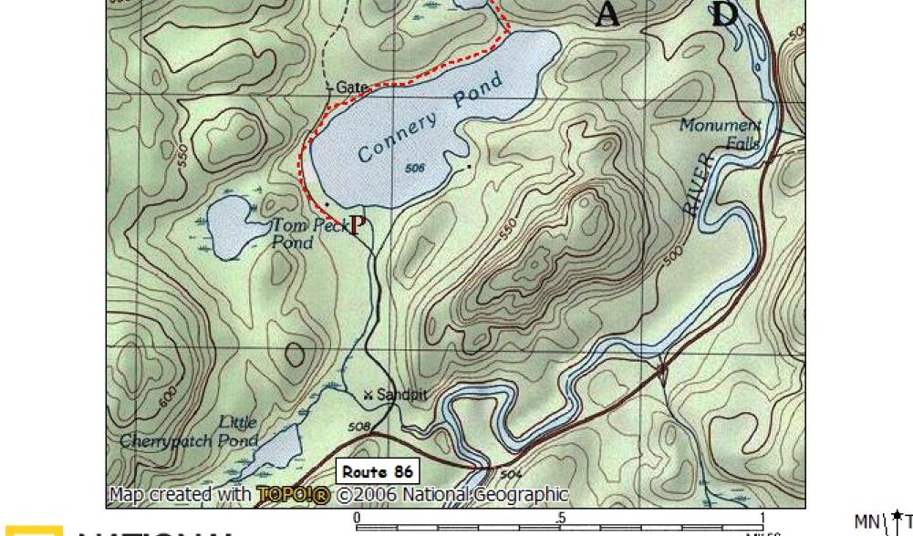 Long Pond Route Map