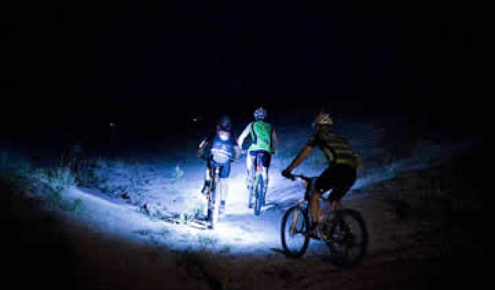 Riding at night is a blast if you have the right equipment