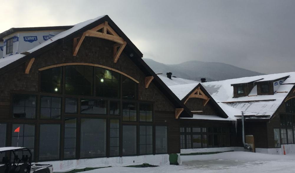 Check out the new lodge at Bear Den Mountain!