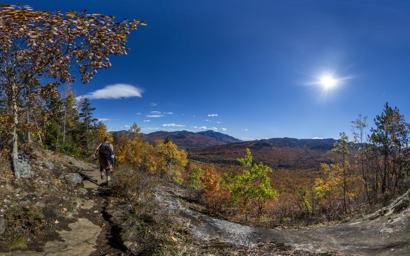 The Big Slide loop has many stunning fall vistas.