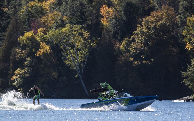 Water skiing is a classic Adirondack thrill.