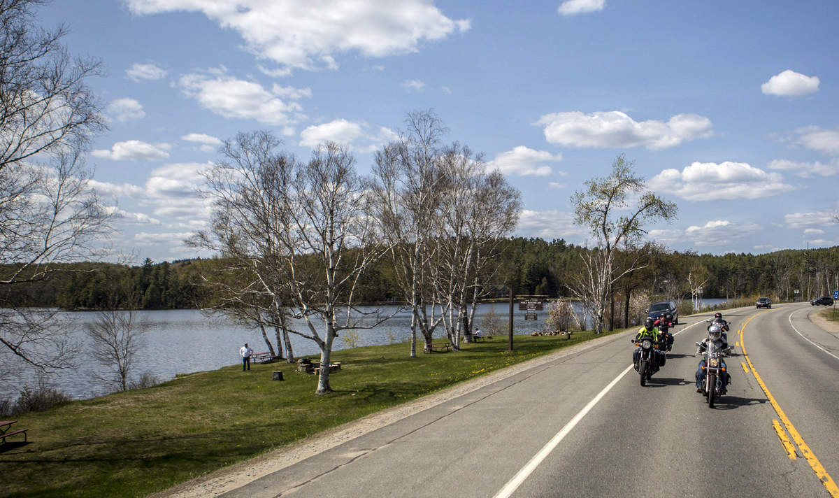 Touring the Adirondacks via motorcycle