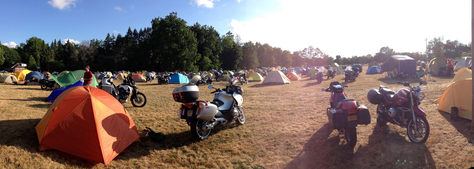 Motorcycle GROUP camping