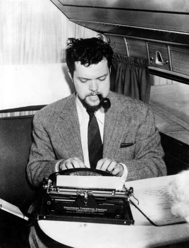 An older Welles was to always seek others to help him bounce around ideas.