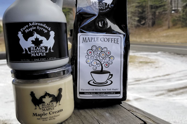Black Rooster Maple is named for the their rooster&#44; who wears a top hat.