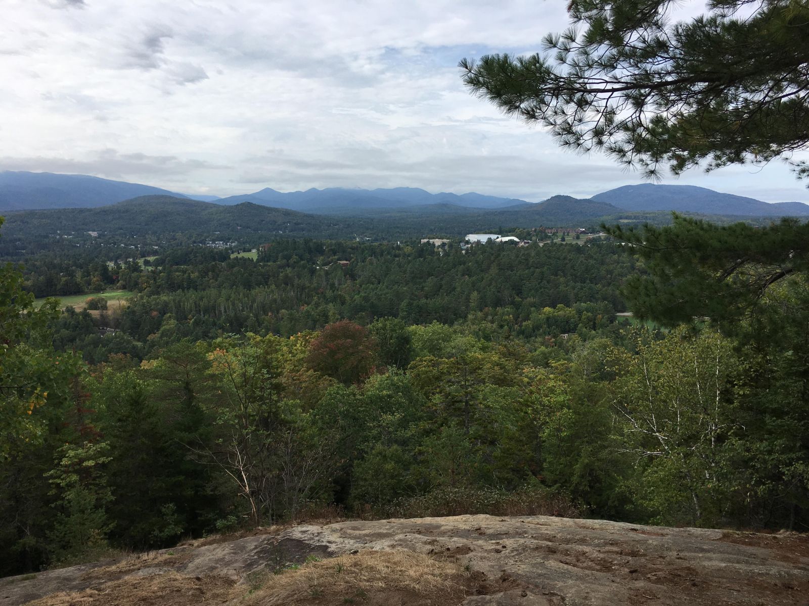 A quick hike up Cobble offers a view of the Lake Placid and the high peaks. Photo -  Shane Marshall