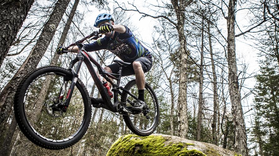 mountain biking