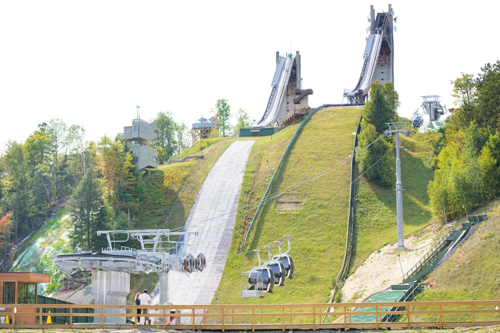 Lake Placid ski jumps summer