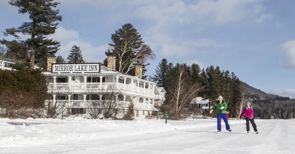 Mirror Lake Inn in the Winter