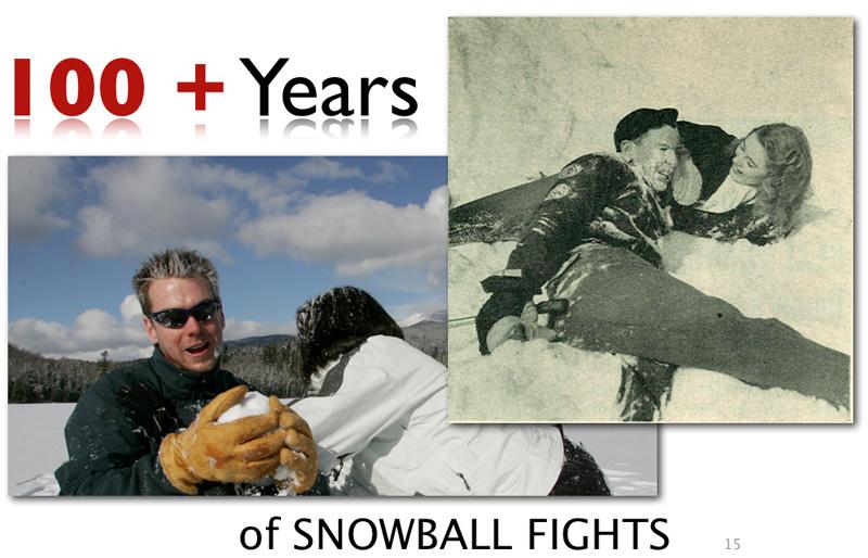 snowball fights