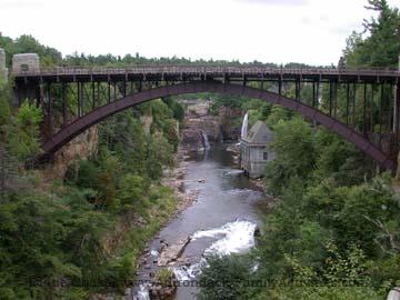 Ausable Chasm bridge
