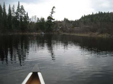 Canoe on Saranac River