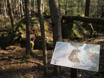 Brewster peninsula interpretive sign