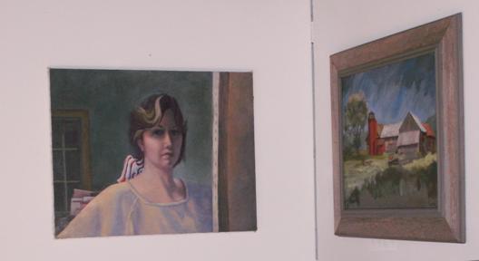 Beki's self portrait (left)
