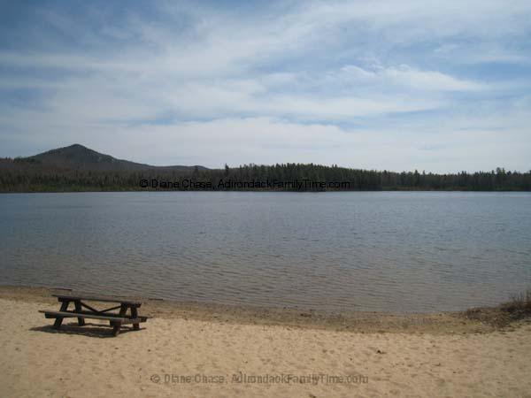 Enjoy a swim at Buck Pond Campground beach Buck Pond Campground beach