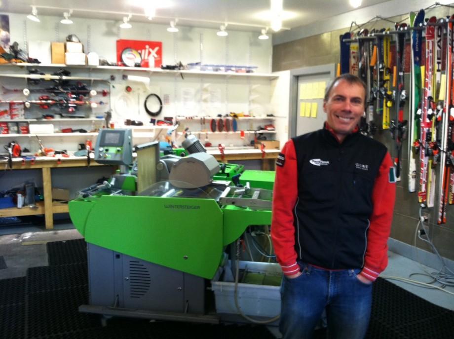 Ski Tuning at Placid Planet with owner Kenny Boettger