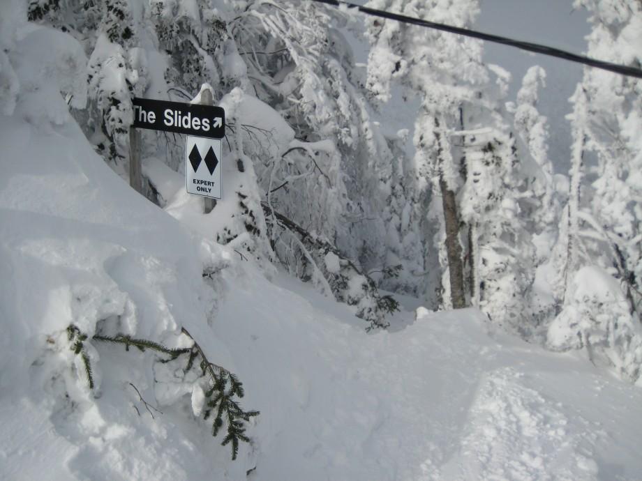 Entrance to The Slides at Whiteface Mountain Ski Area