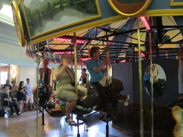 The Adirondack Carousel is an experience for all ages