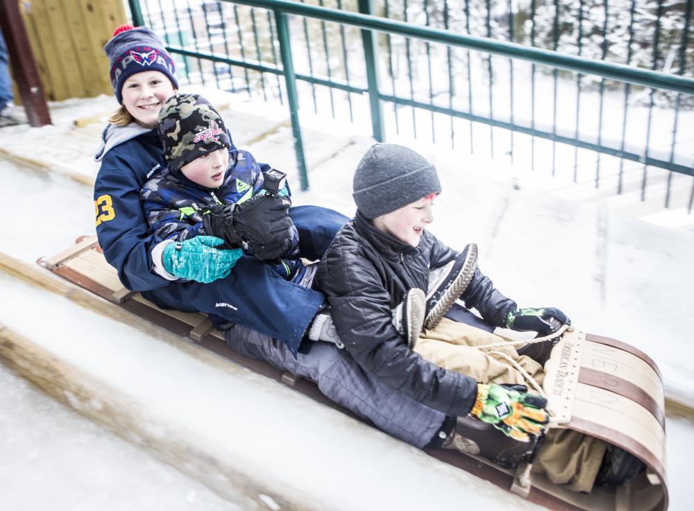 Kids love sledding!