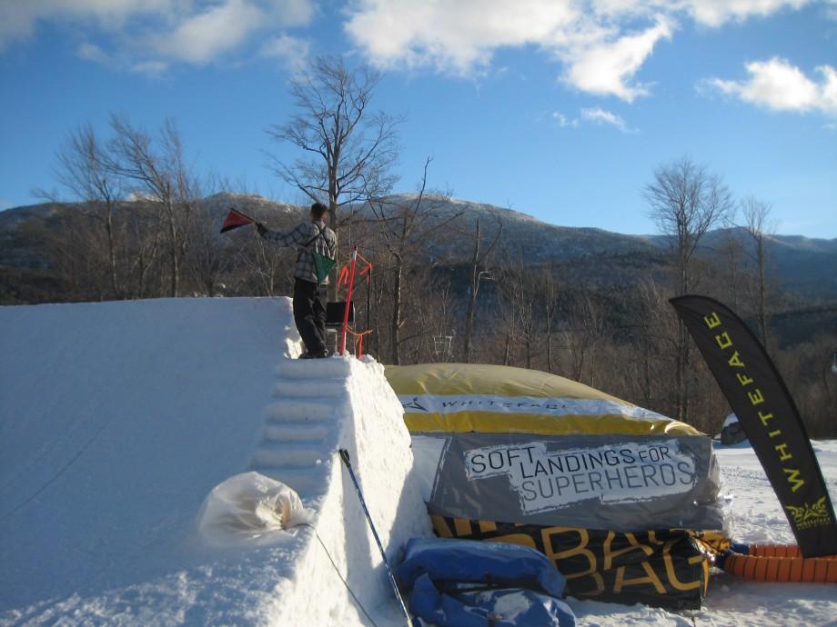 Airbag at Whiteface Mountain Ski Area in New York