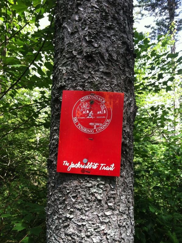 Jackrabbit Trail Sign