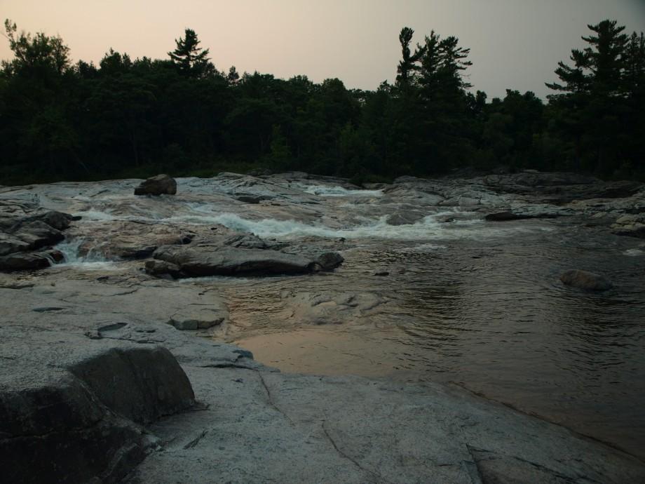 The Ausable River at the Jay Covered Bridge Ausable