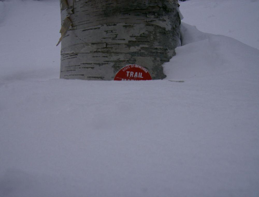 Snow can get very deep overnight