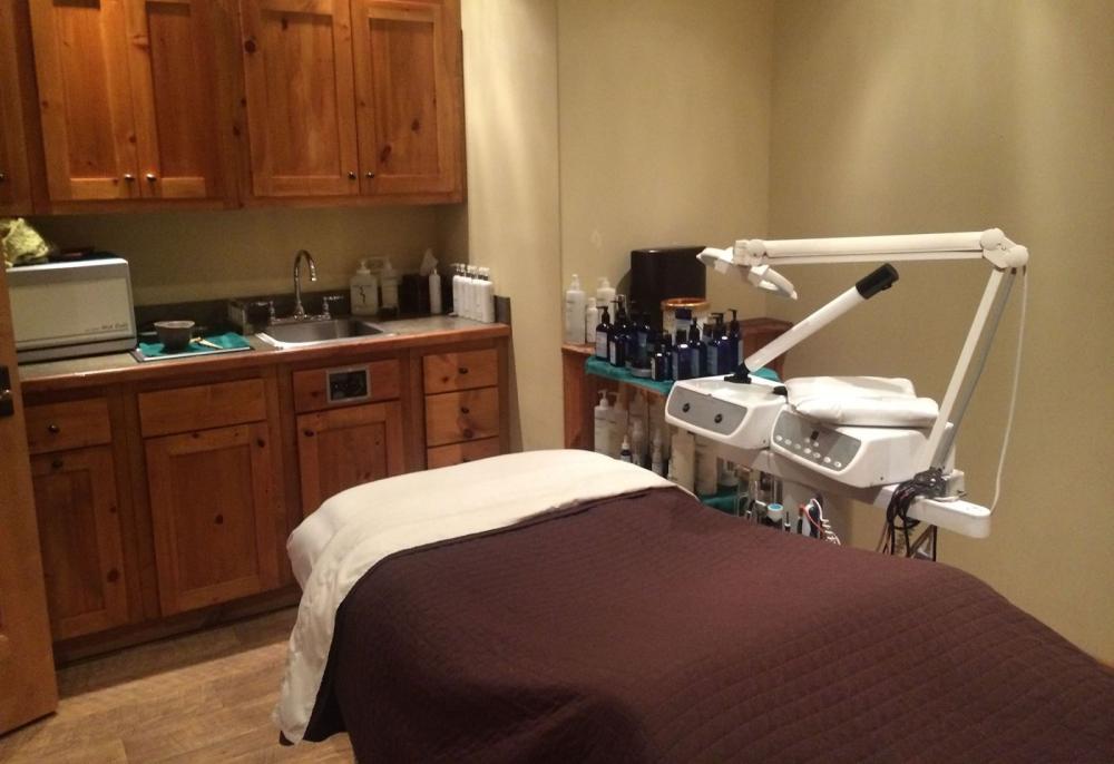 Facial room at the Whiteface Resort Spa
