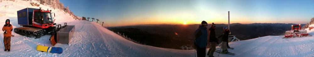 Sunrise photoshoot on Whiteface