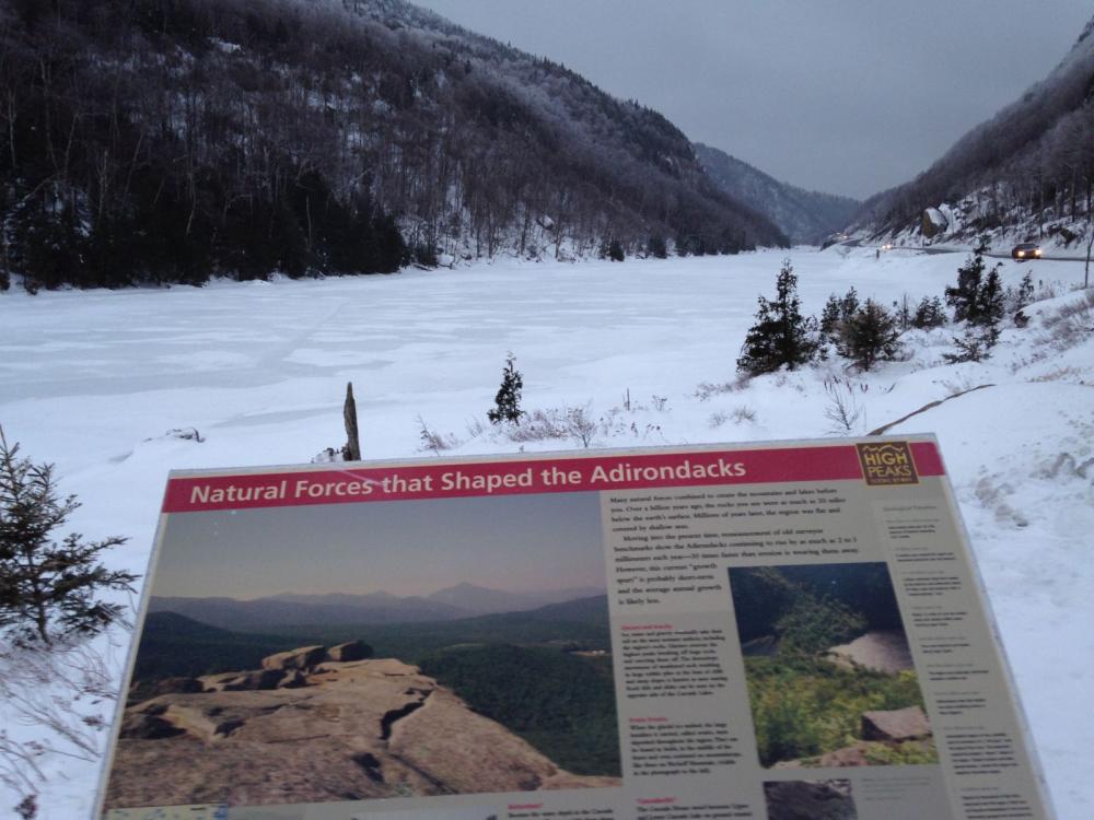 The Cascade Lakes are a great place to skate - and you can watch the ice-climbers!