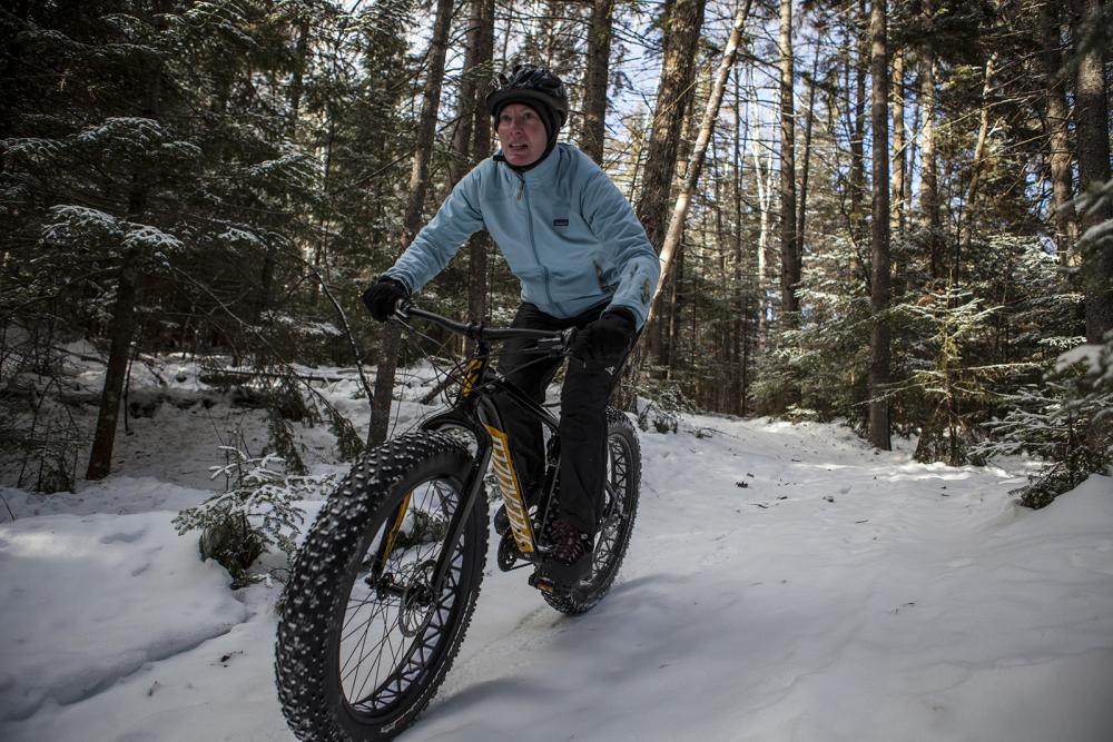 Riding on the Henry's Woods trails