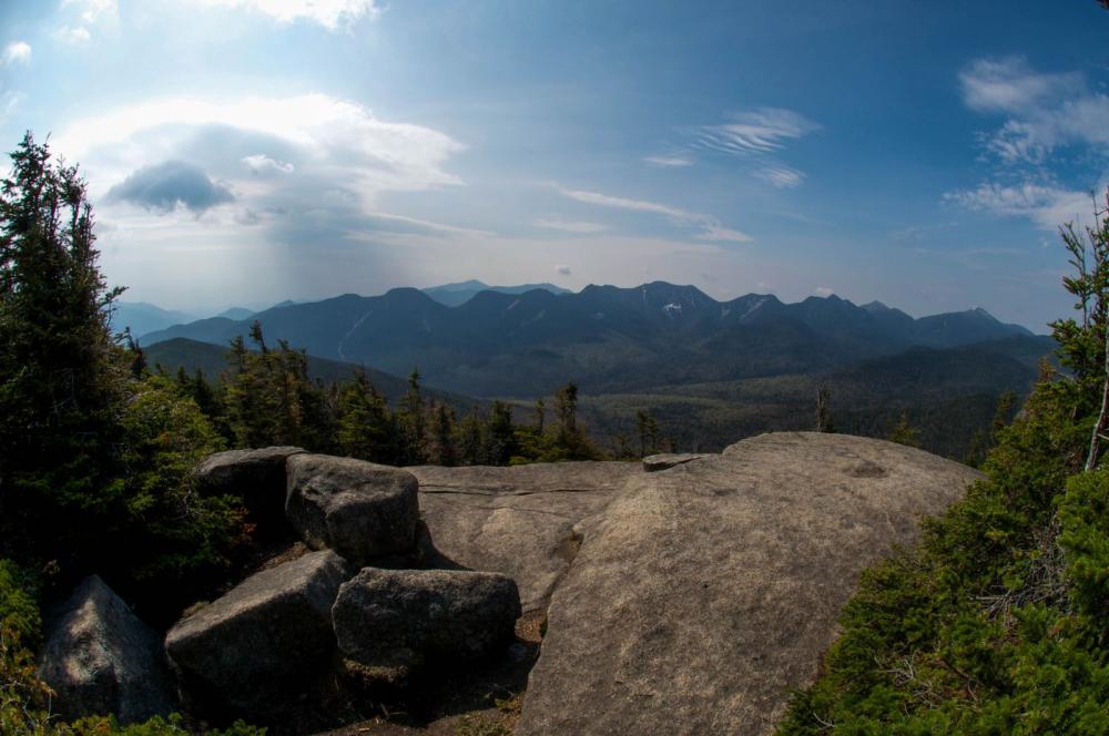 A view from the summit. A view from the summit.