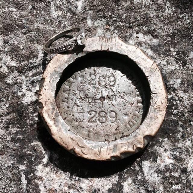 Mary's ring on top of Blake Peak