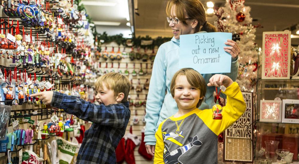 So many ornaments to choose from!