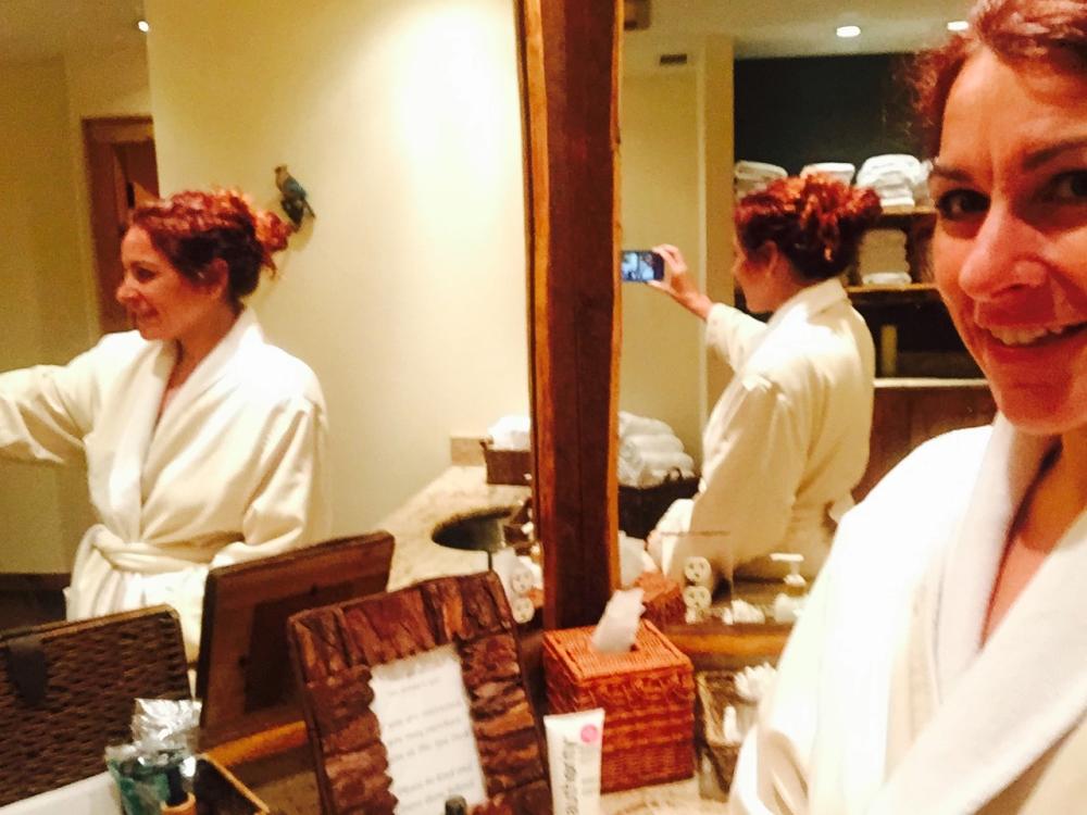 Massage day, spa, girls-only, no kids allowed... now that's what I call relaxing! Massage day, spa, girls-only, no kids allowed... now that's what I call relaxing!