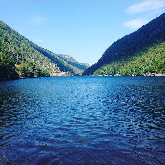 A favorite swimming spot on a hot day.