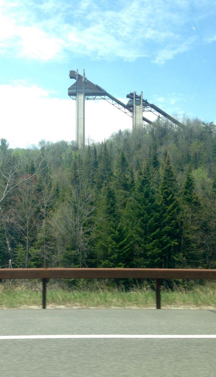 Yikes - that's a long way down! Yikes - that's a long way down!