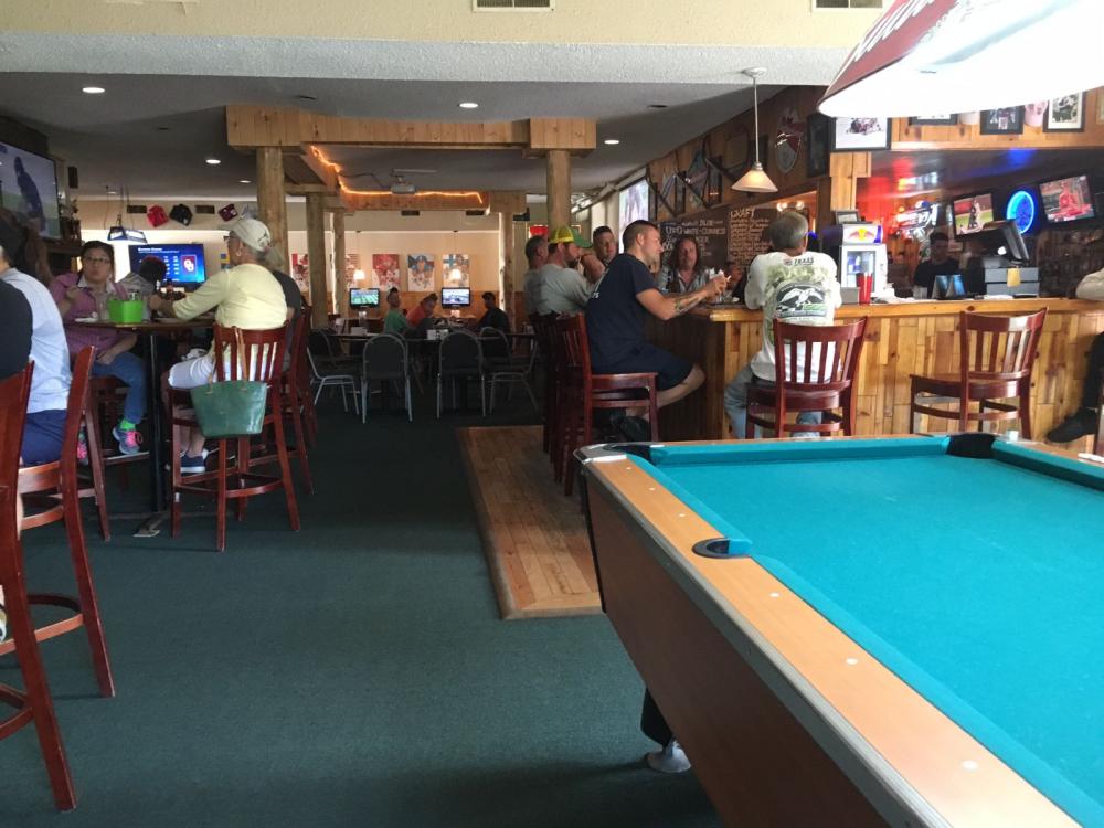 You'll find a TV here anywhere that you sit. Why not watch 5 different games at once! You'll find a TV here anywhere that you sit. Why not watch 5 different games at once!