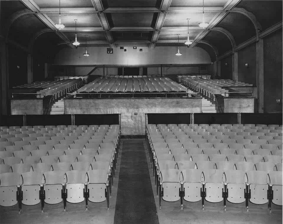The old, 1,000 seat theater, before Reg and Barb decided to add more theaters.