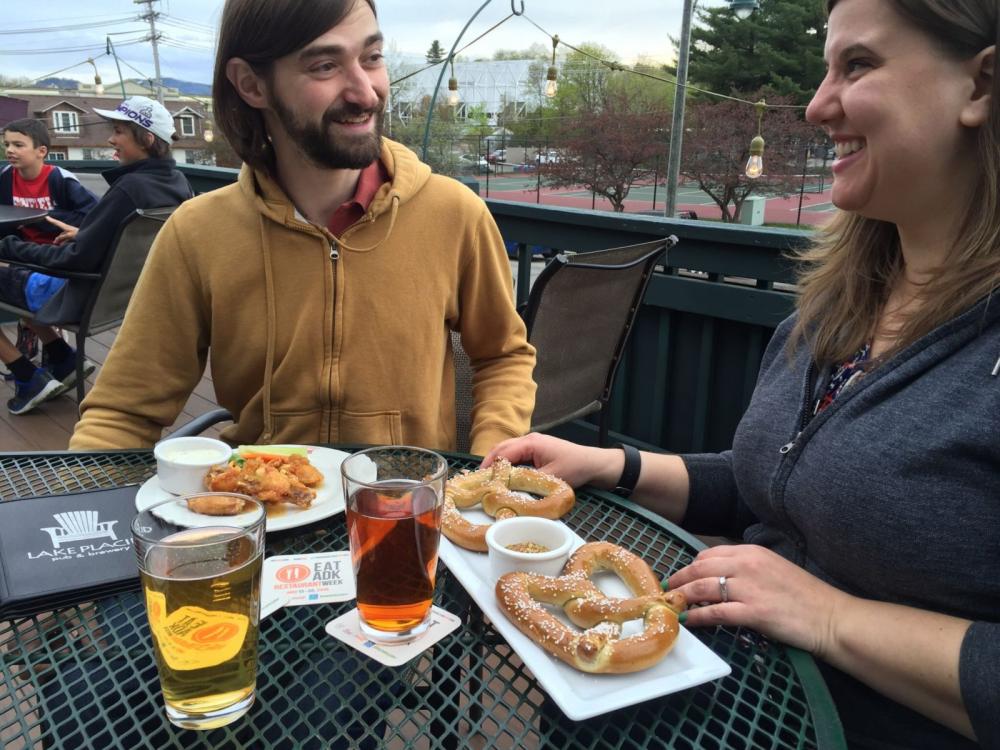 Who can resist a pub pretzel and wings!?