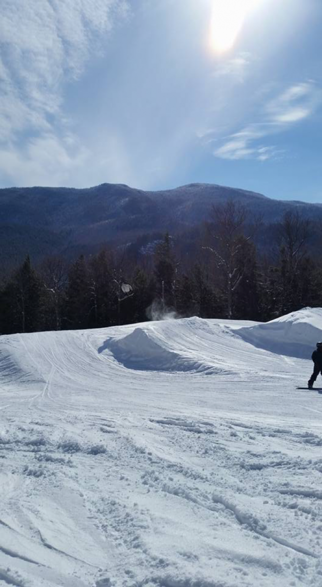 One of Whiteface’s jumps located on Brookside One of Whiteface’s jumps located on Brookside